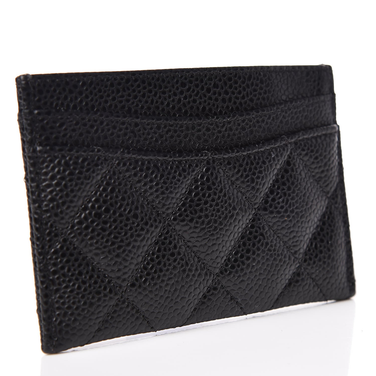 Chanel Caviar Quilted Card Holder Black 3 of 8