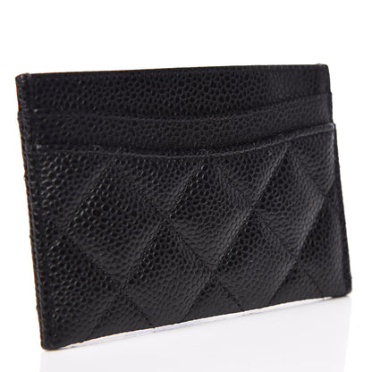 Chanel Caviar Quilted Card Holder Black 3 of 8