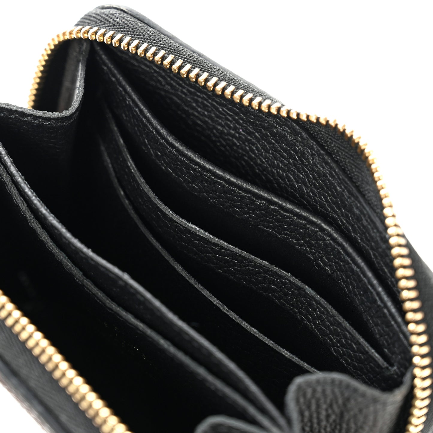 Empreinte Monogram Giant Zippy Coin Purse Black Beige
