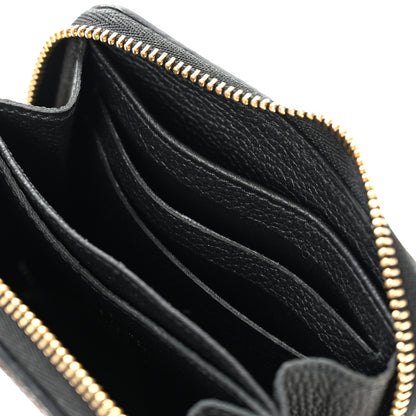 Louis Vuitton Empreinte Monogram Giant Zippy Coin Purse Black Beige 9 of 15