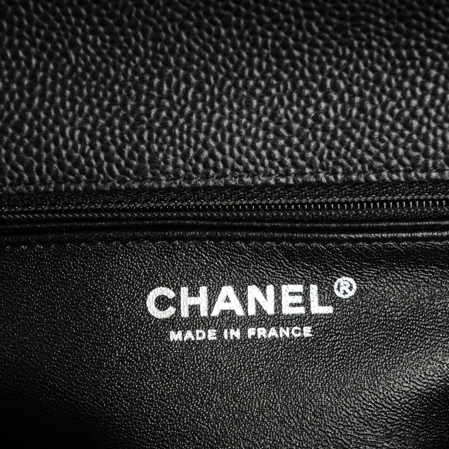 Caviar Quilted Mini Rectangular Flap Black