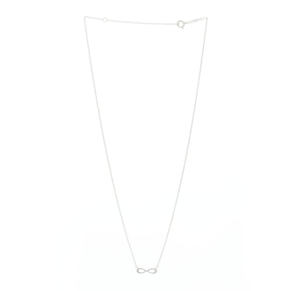 Tiffany Sterling Silver Mini Infinity Pendant Necklace 2 of 6