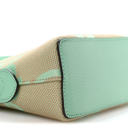 Gucci Monogram Jumbo GG Textured Dollar Calfskin Small Ophidia Dome Shoulder Bag Beige Pepperlight Mint 9 of 10