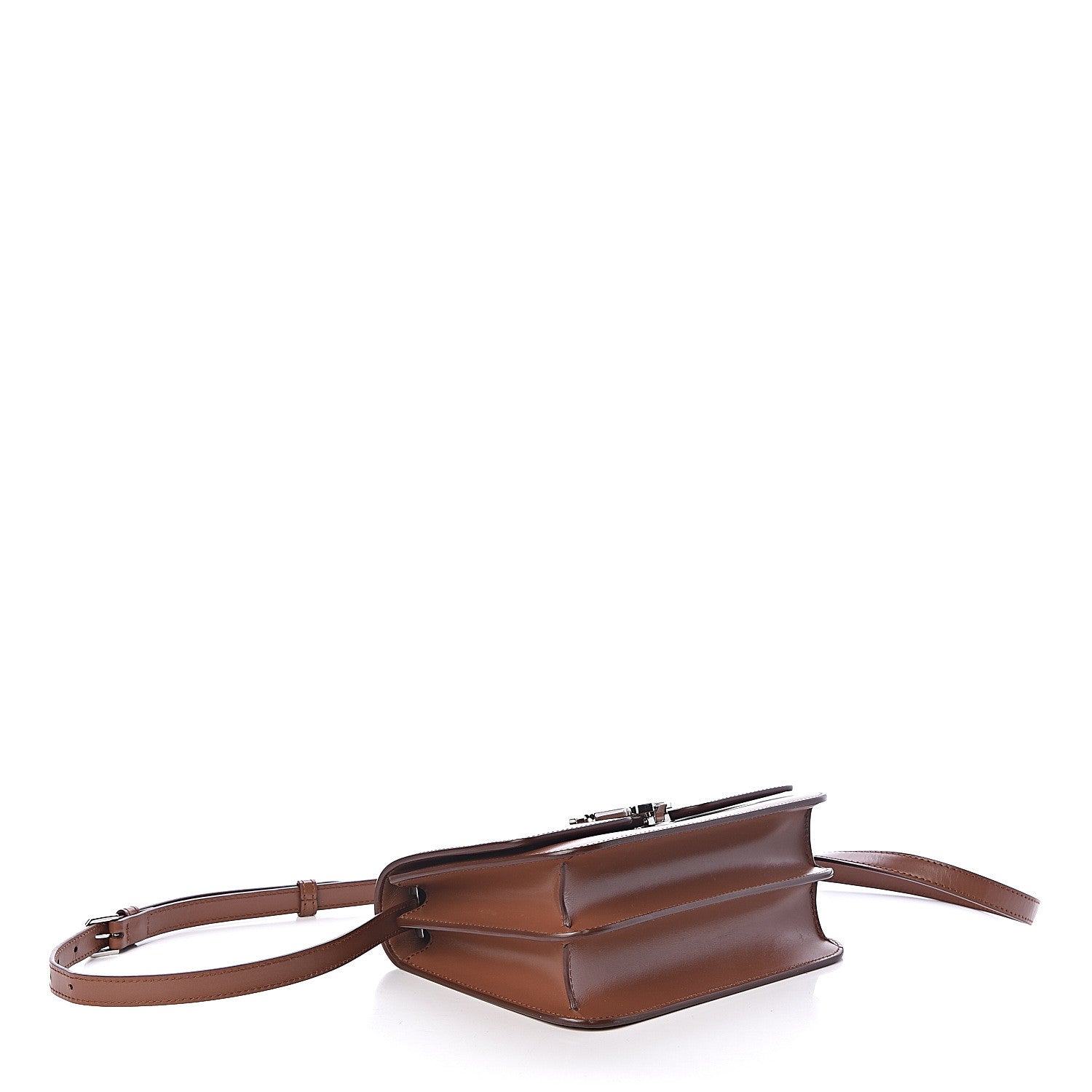 Burberry Calfskin Small TB Bag Malt Brown 4 of 9