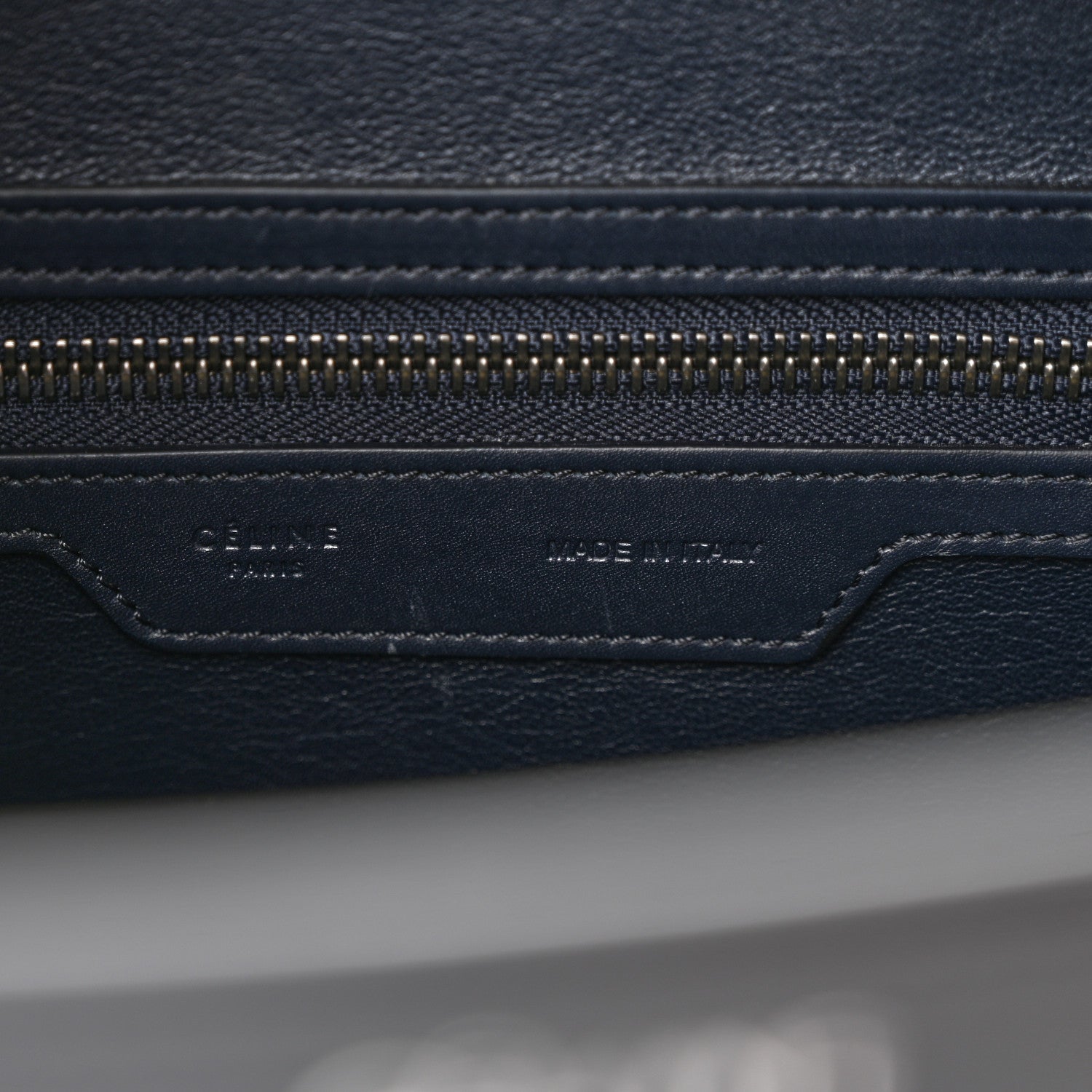 Celine Smooth Calfskin Nubuck Micro Tri-Color Luggage Brick 6 of 10