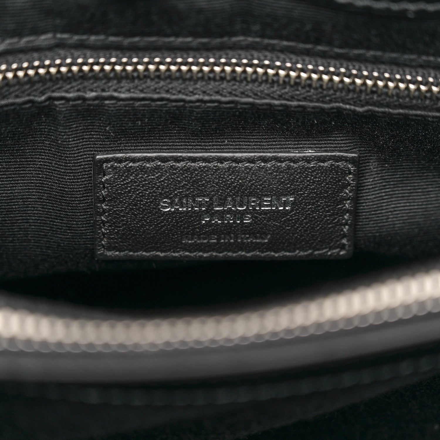 Saint Laurent Calfskin Y Quilted Monogram Medium Loulou Chain Satchel Black 6 of 10
