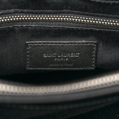 Saint Laurent Calfskin Y Quilted Monogram Medium Loulou Chain Satchel Black 6 of 10