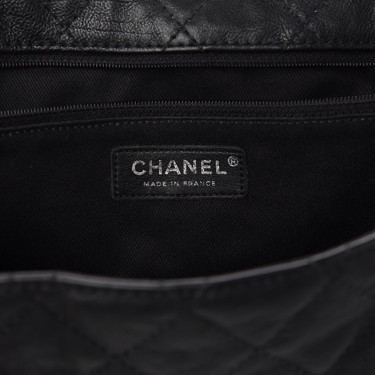 Chanel Calfskin Quilted Jumbo Easy Reissue Messenger Flap Black 8 of 13