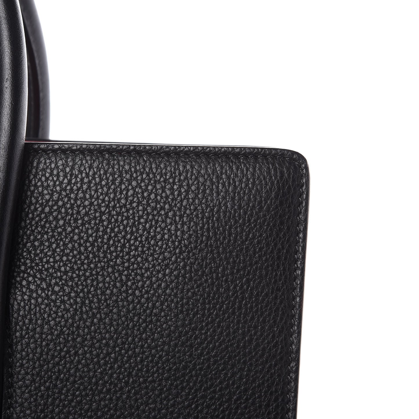 Calfskin Patent Studded Large Paloma Black