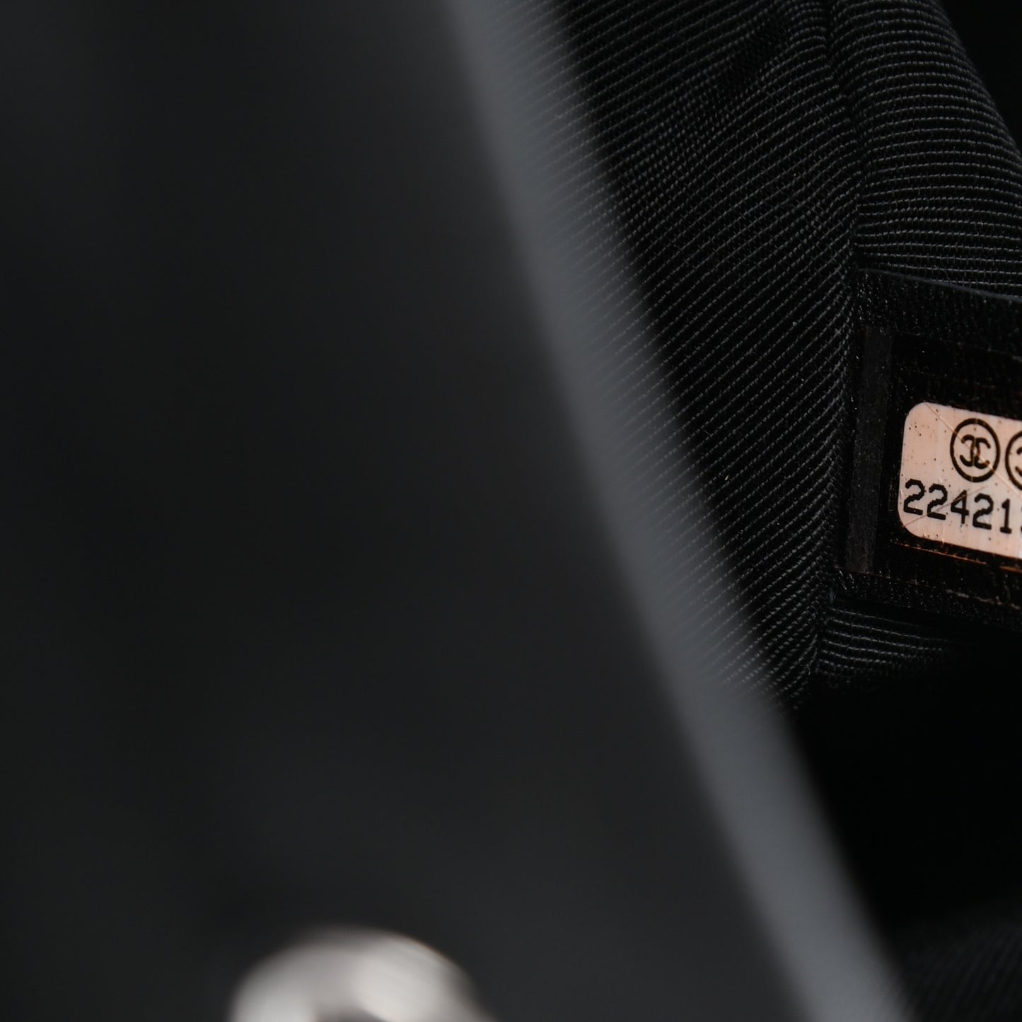 Calfskin Chevron Quilted Large Urban Spirit Backpack Black