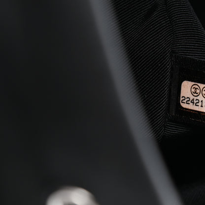 Chanel Calfskin Chevron Quilted Large Urban Spirit Backpack Black 7 of 9
