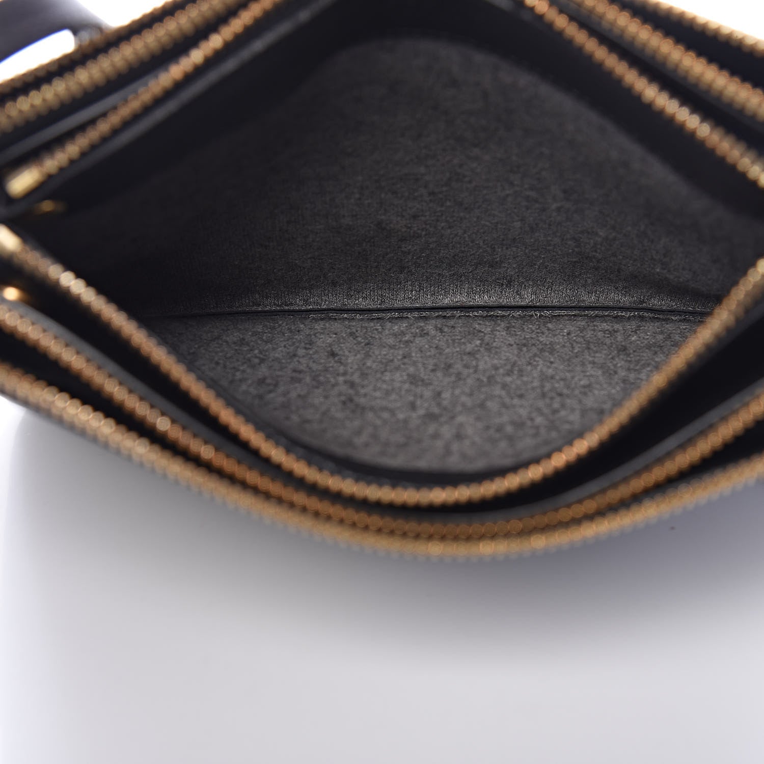 Celine Lambskin Small Trio Crossbody Bag Black 6 of 12