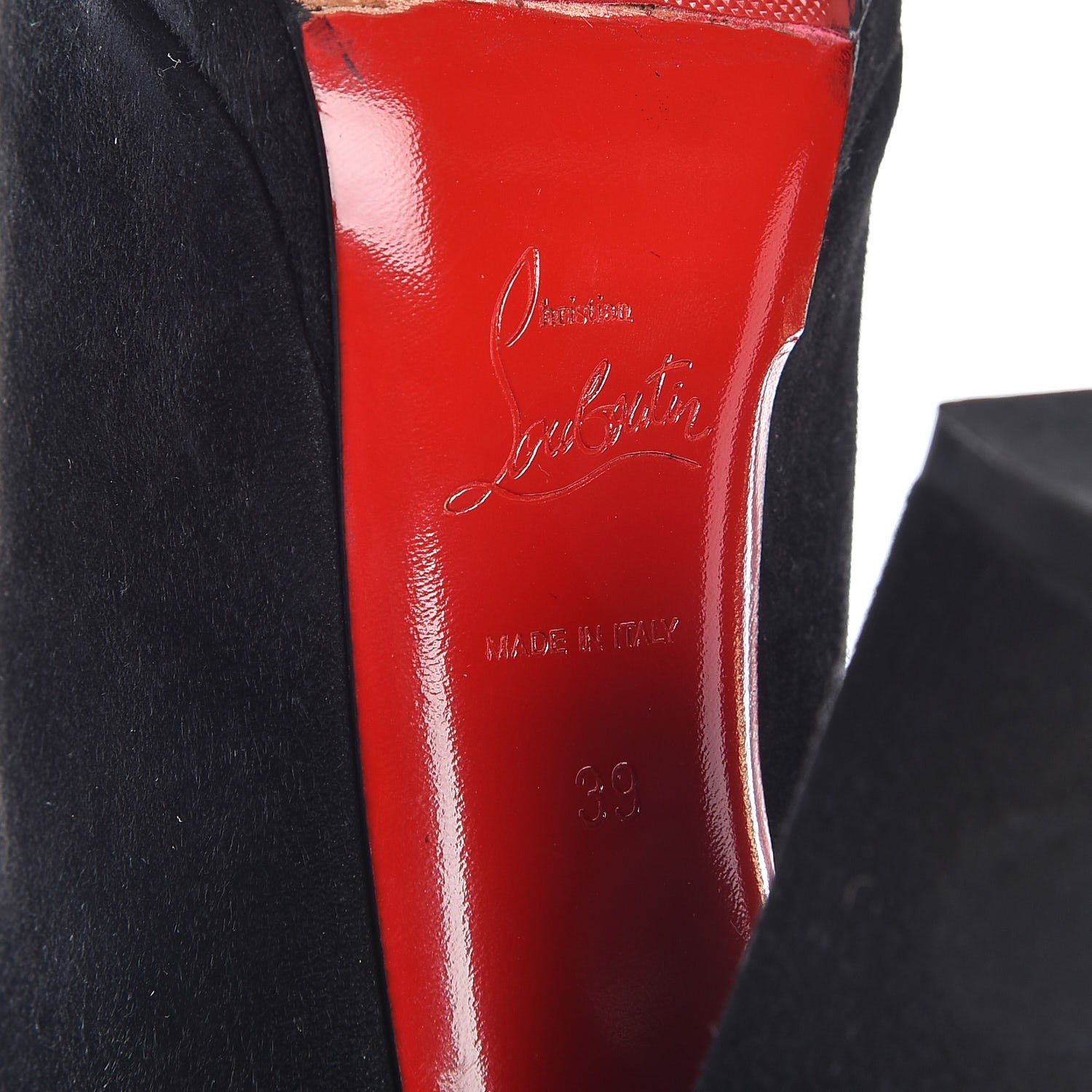 Christian Louboutin Suede Lady Troop 120 Tall Boots 39 Black 8 of 9