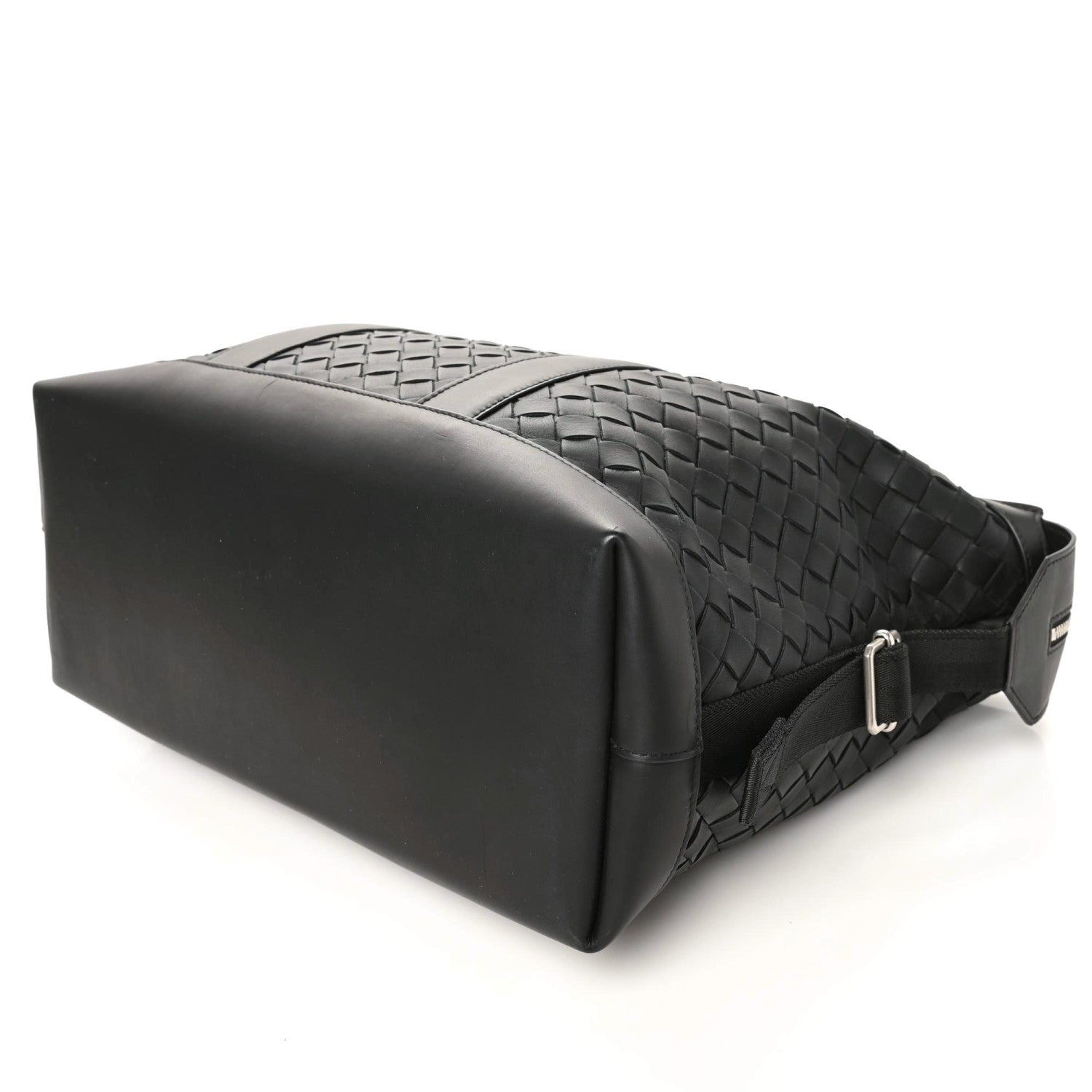 Bottega Veneta Calfskin Intrecciato Zipped Tote Black 7 of 10