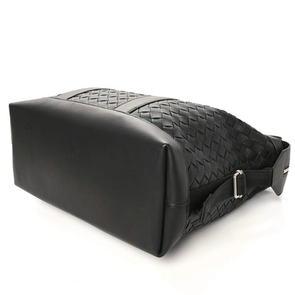 Bottega Veneta Calfskin Intrecciato Zipped Tote Black 7 of 10