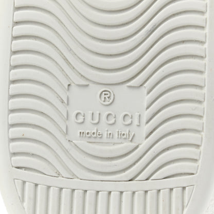 Gucci Calfskin Bee Star Embroidered Sylvie Web Ace Sneakers 40 White 6 of 7