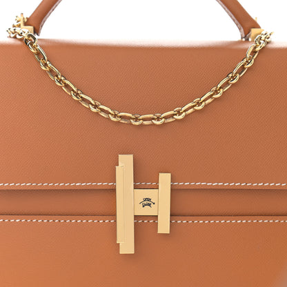 Hermes Epsom Cinhetic Boxy Top Handle Bag Gold 8 of 11