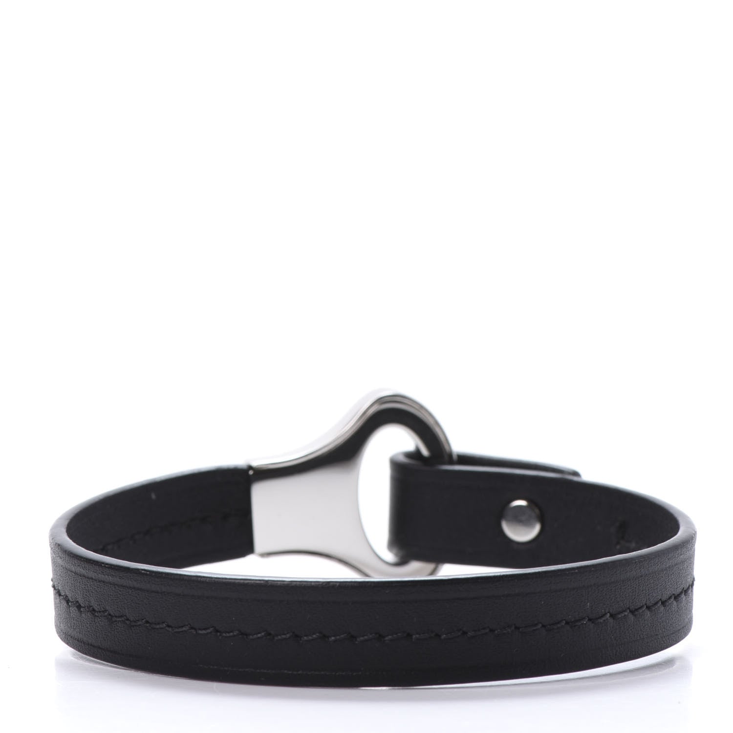 Louis Vuitton Calfskin Mens Archive Bracelet 19 Black 3 of 6