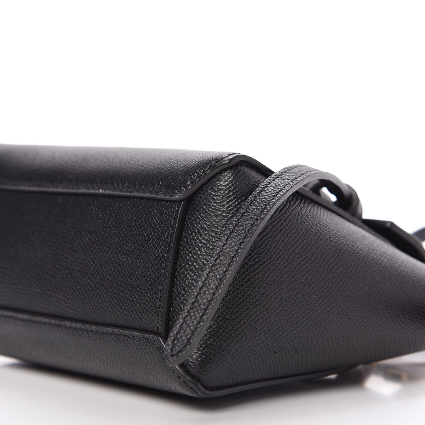 Grained Calfskin Pico Belt Bag Black