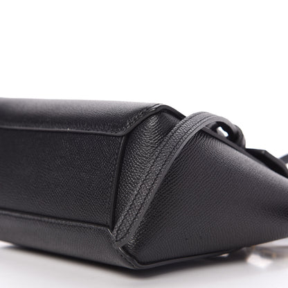 Celine Grained Calfskin Pico Belt Bag Black 7 of 9