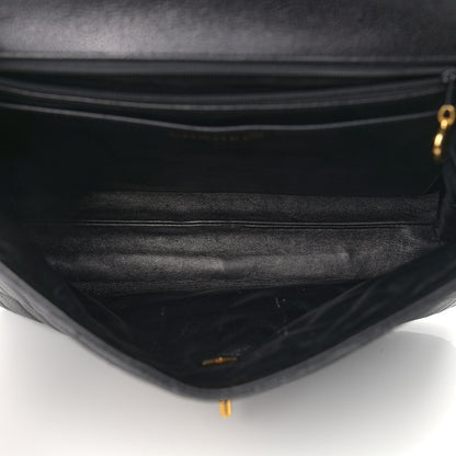 Chanel Caviar Quilted Jumbo Kelly Flap Black 5 of 14