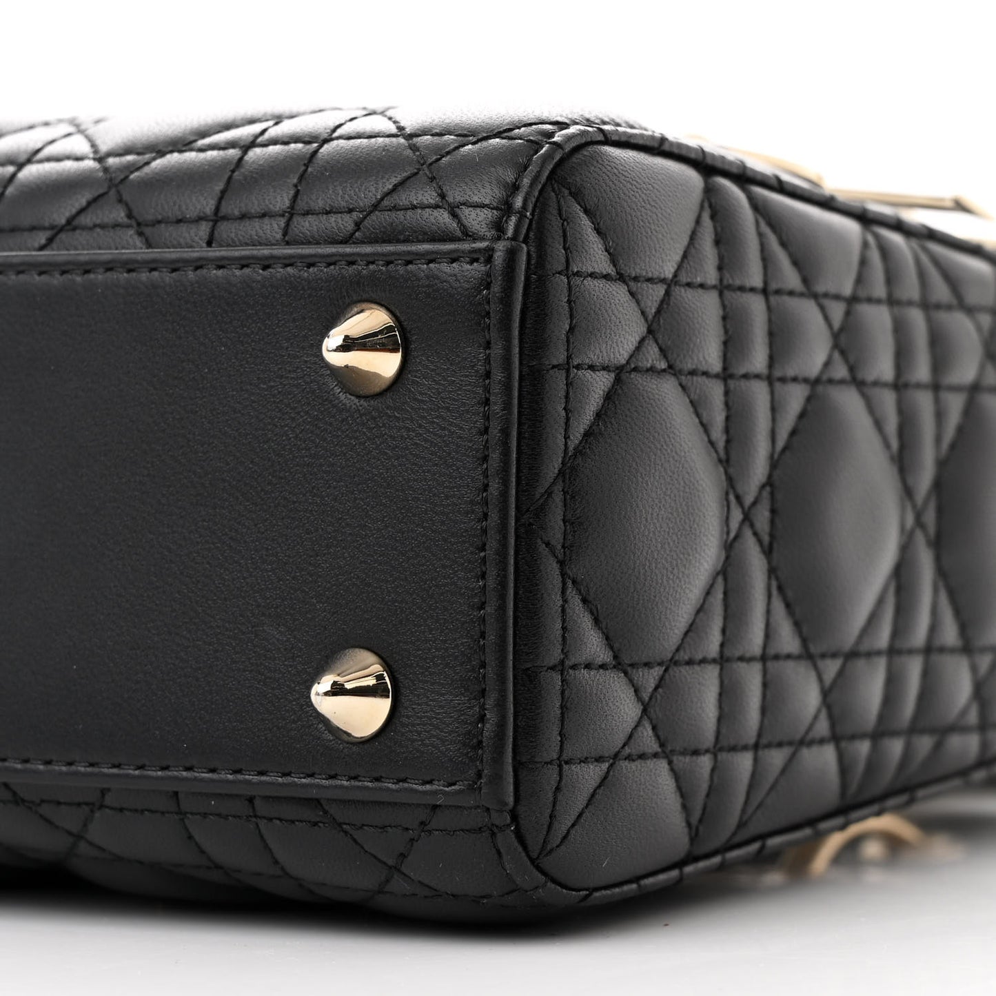 Lambskin Cannage Small My ABCDior Lady Dior Black