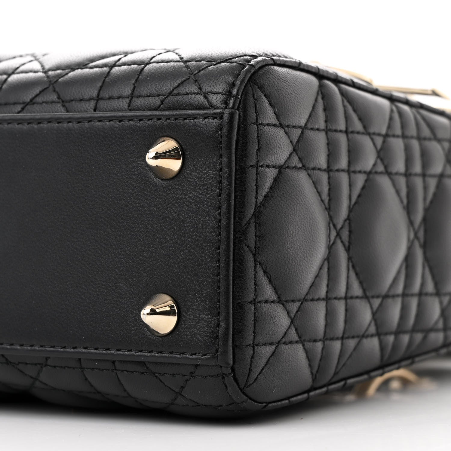 Christian Dior Lambskin Cannage Small My ABCDior Lady Dior Black 10 of 12