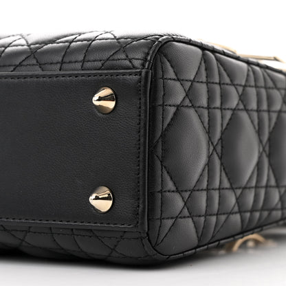 Christian Dior Lambskin Cannage Small My ABCDior Lady Dior Black 10 of 12