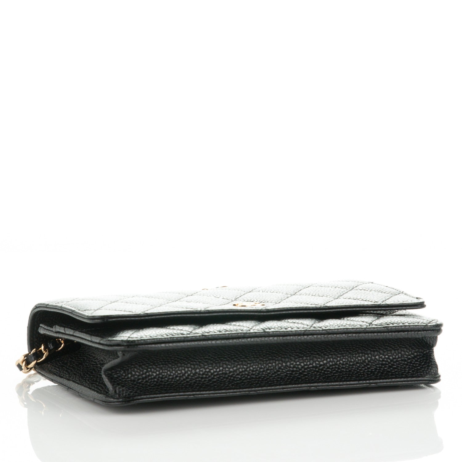 Chanel Caviar Quilted Wallet On Chain WOC Black 4 of 8