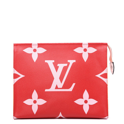 Louis Vuitton Monogram Giant Toiletry Pouch 26 Rouge 1 of 9