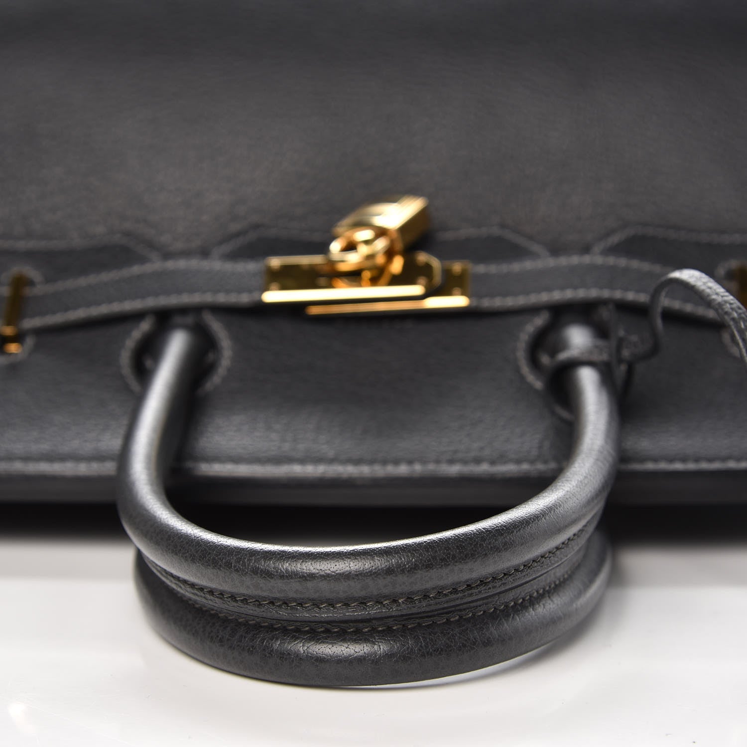 Hermes Buffle Skipper Birkin 35 Graphite 31 of 32