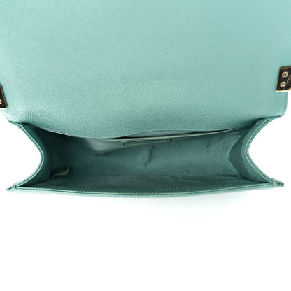 Chanel Caviar Quilted Medium Boy Flap Light Blue 5 of 11