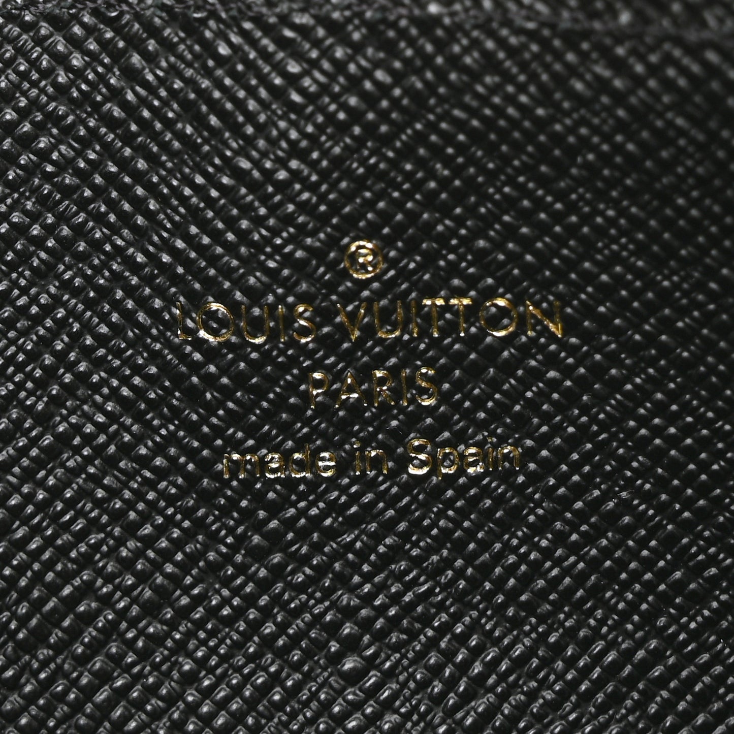 Monogram Slim Purse Black