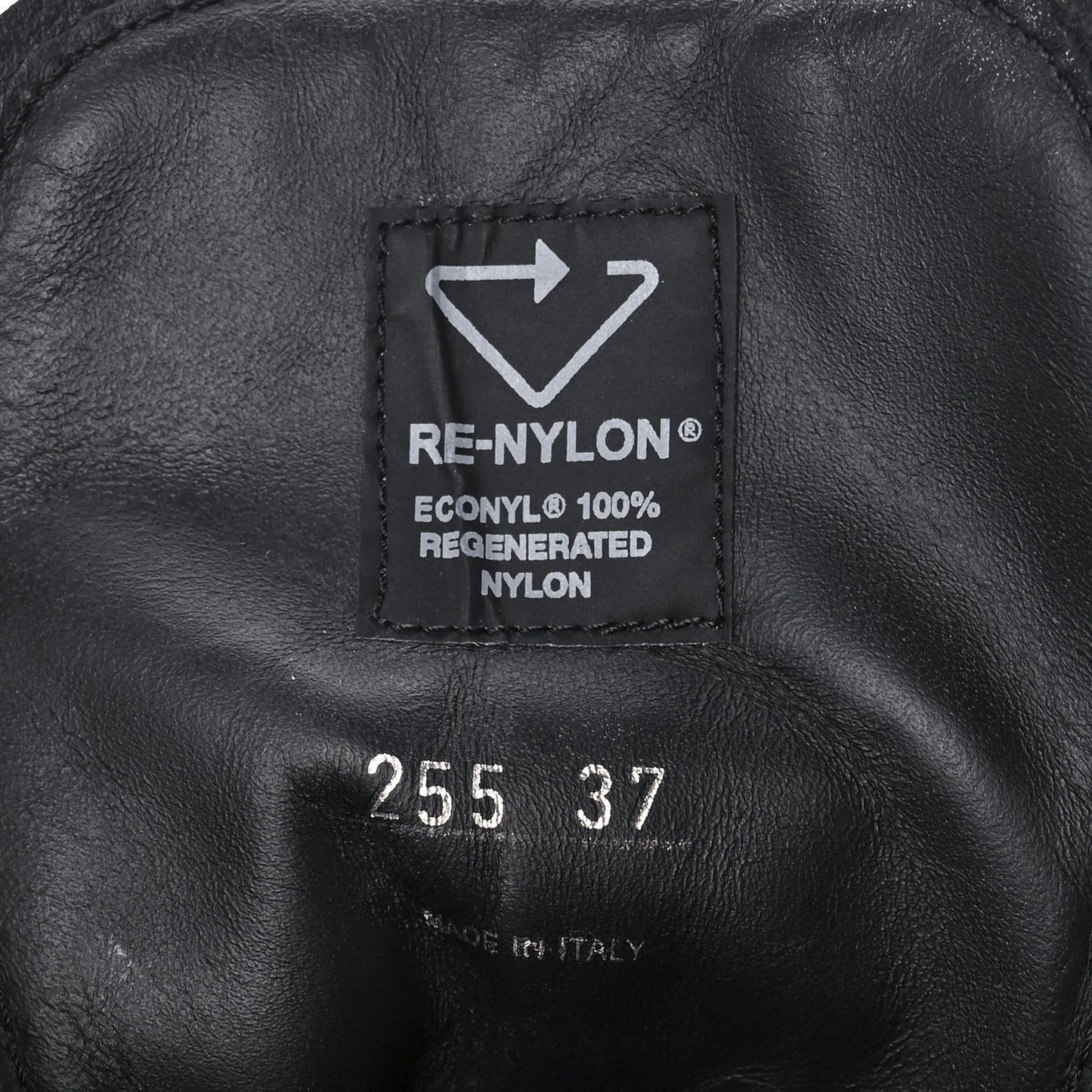 Spazzolato Rois Nylon Metal Triangle Logo Monolith Pouch Pocket 55mm Boots 37 Black