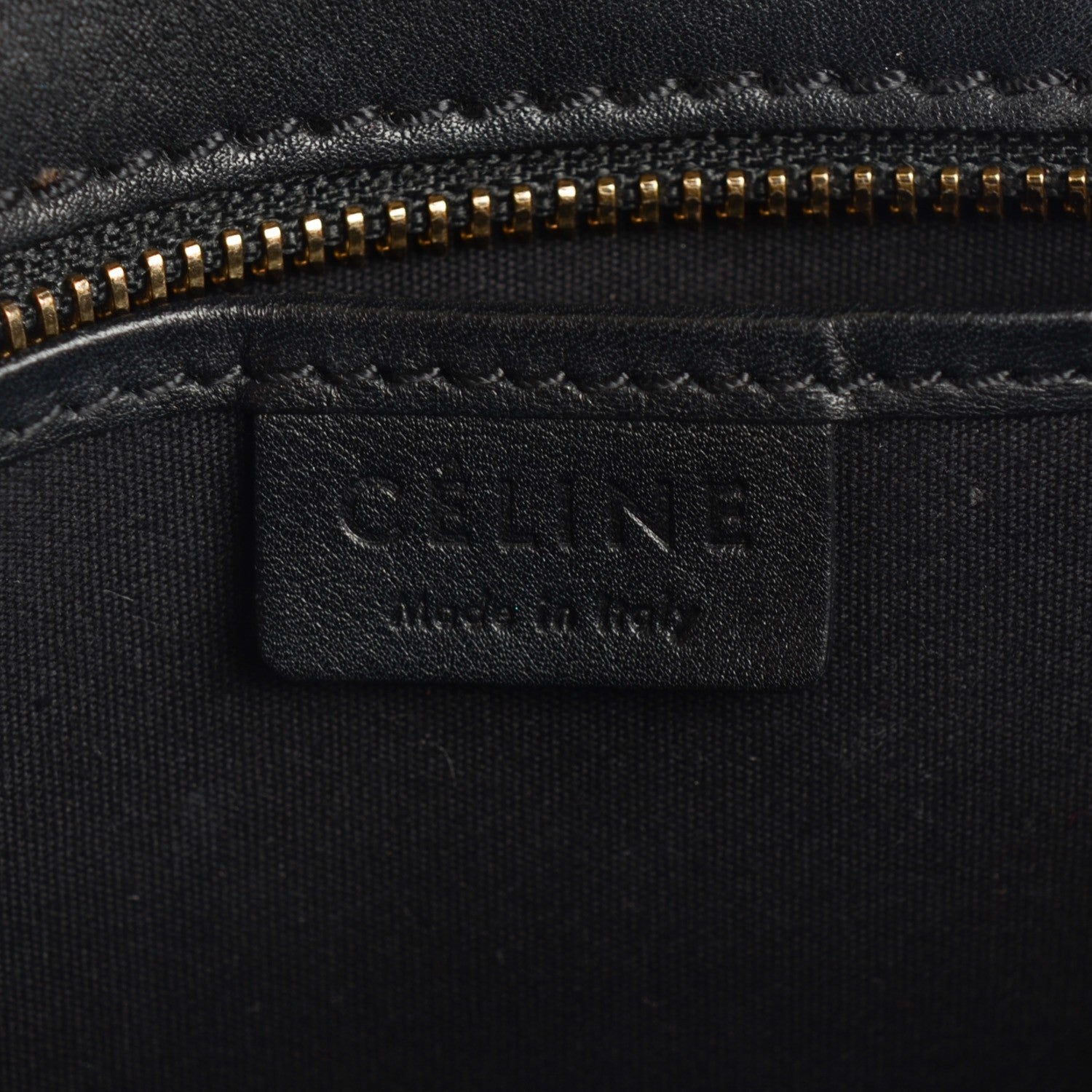 Celine Smooth Calfskin Nano Luggage Black 6 of 8