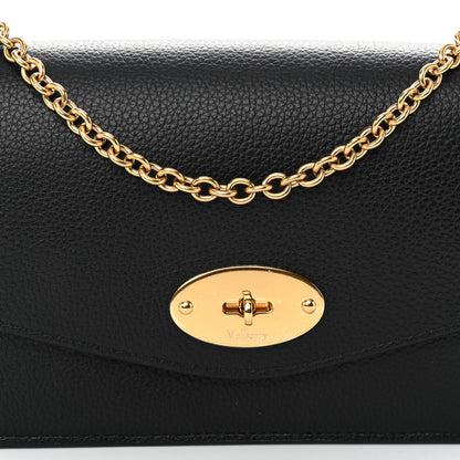 Mulberry Small Classic Grain Calfskin Small Darley Black 7 of 10