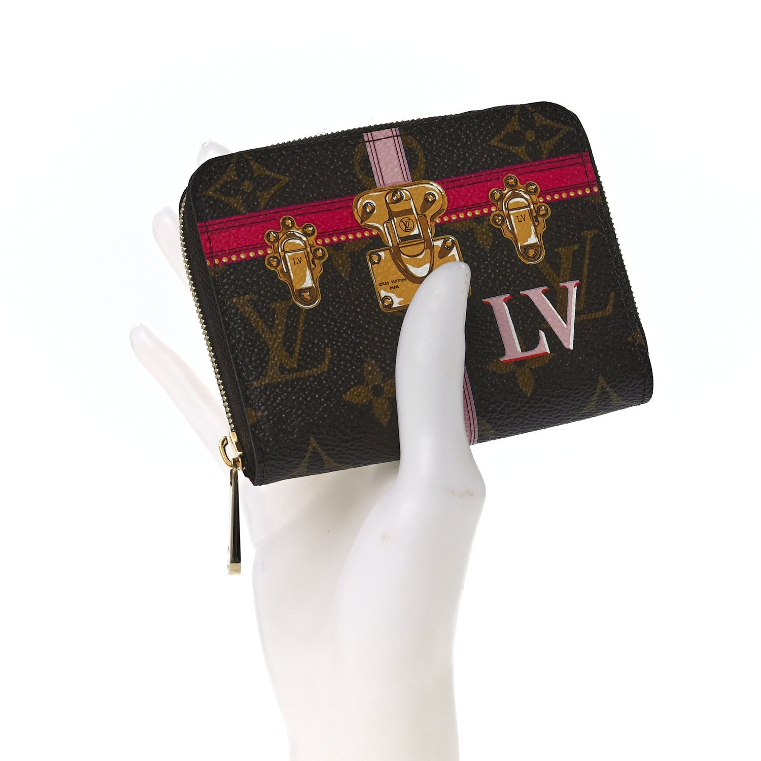 Louis Vuitton Monogram Summer Trunks Zippy Coin Purse 2 of 12