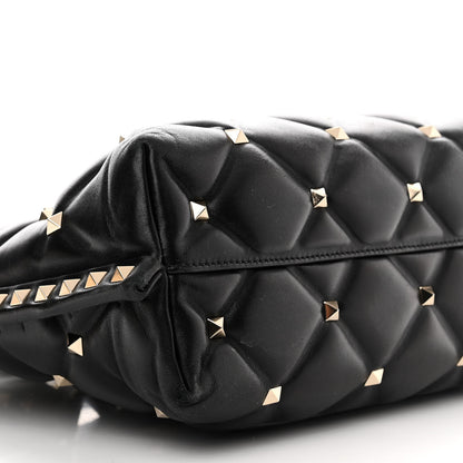 Valentino Garavani Nappa Candystud Shoulder Bag Black 10 of 16