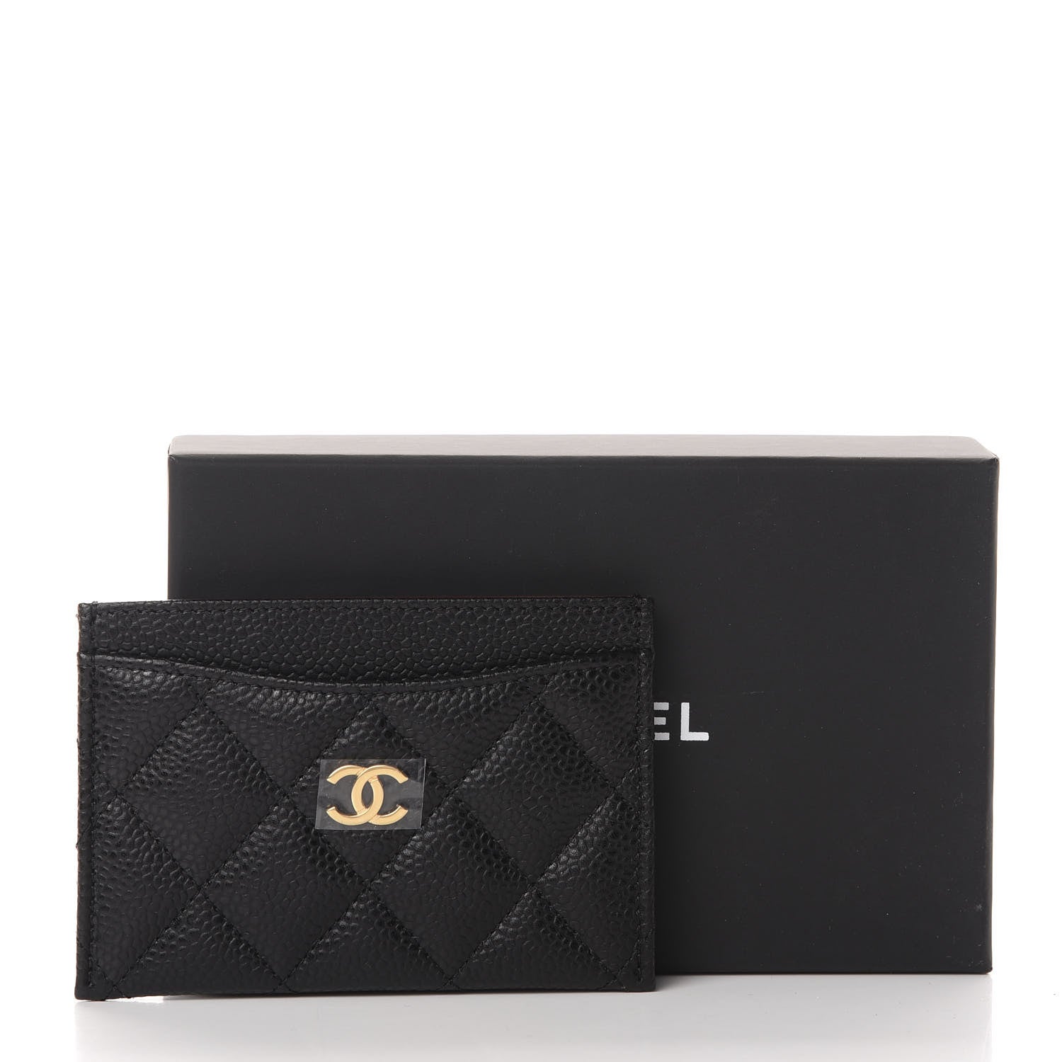 Chanel Caviar Quilted Flap Card Holder Black 9 of 9