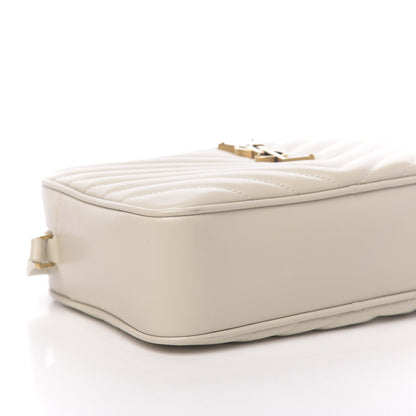 Saint Laurent Calfskin Matelasse Monogram Lou Camera Bag Crema Soft 8 of 11