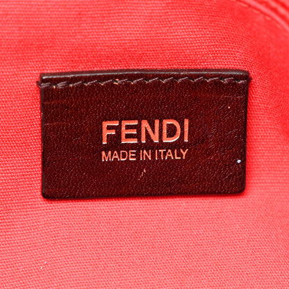 Fendi Zucca Patent Mia Shoulder Flap Tabasco Red 6 of 11