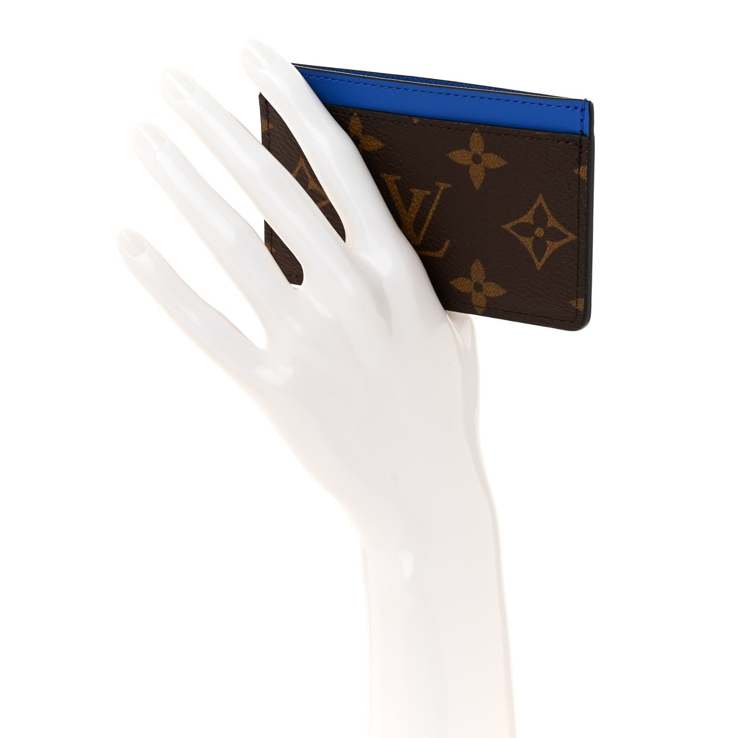 Louis Vuitton Monogram Card Holder PM Blue 2 of 7