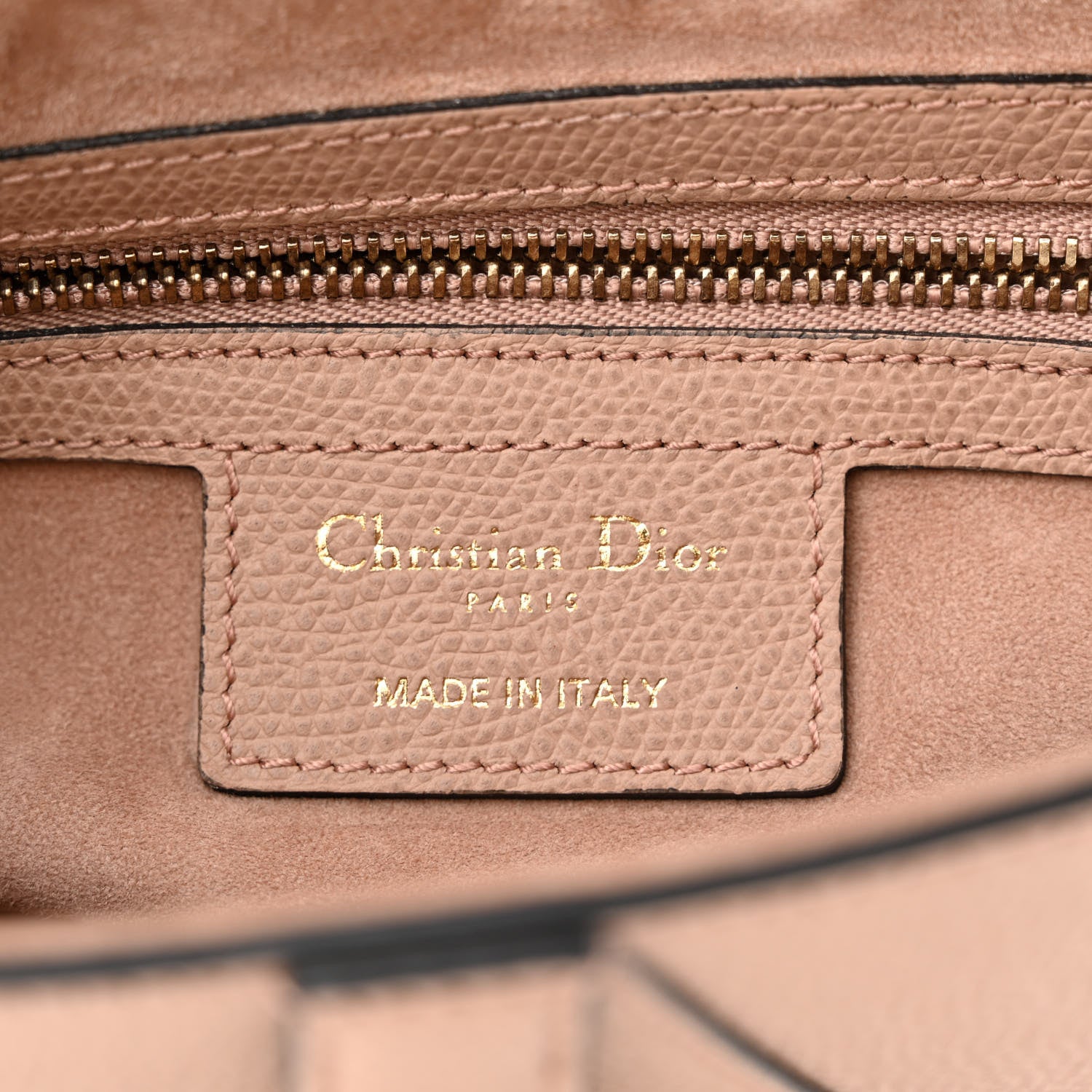 Christian Dior Grained Calfskin Saddle Bag Fard 6 of 12