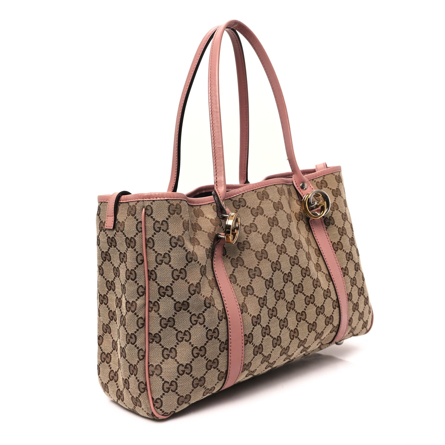 Gucci Monogram Medium Twins Tote Pink 3 of 13