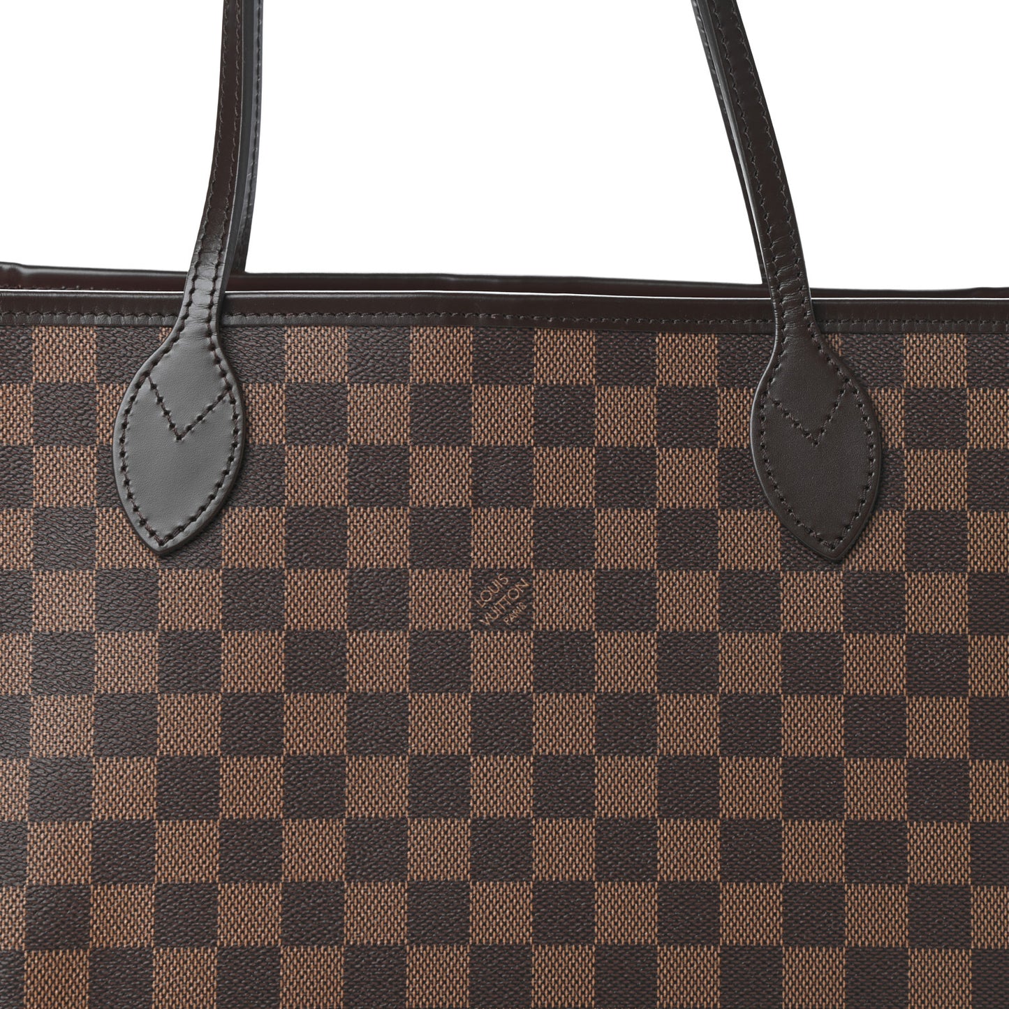 Damier Ebene Neo Neverfull MM Rose Ballerine
