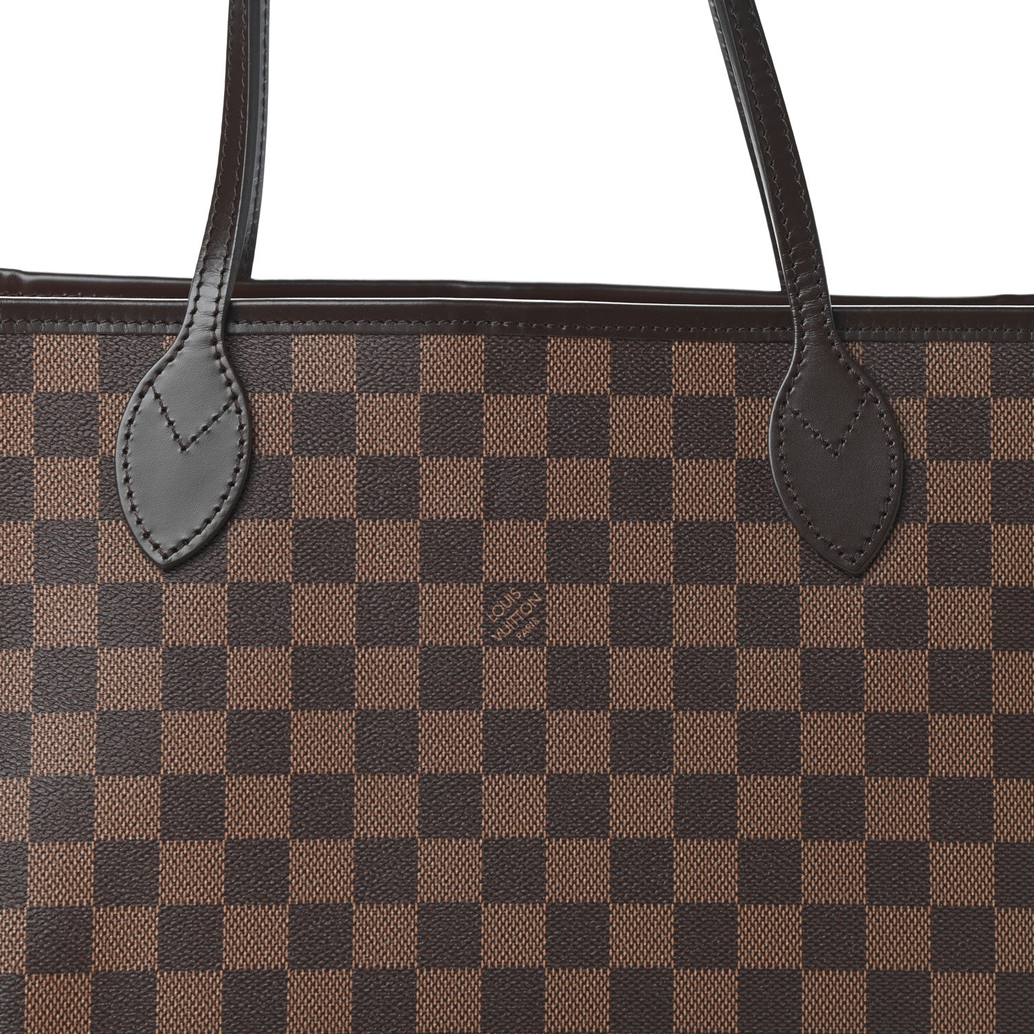 Louis Vuitton Damier Ebene Neo Neverfull MM Rose Ballerine 7 of 9