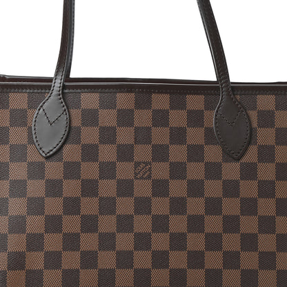Louis Vuitton Damier Ebene Neo Neverfull MM Rose Ballerine 7 of 9
