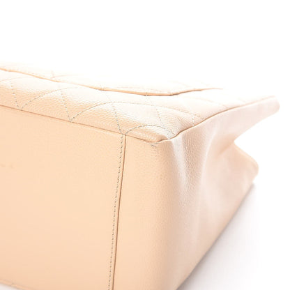 Chanel Caviar Quilted Grand Shopping Tote GST Beige Clair 12 of 14