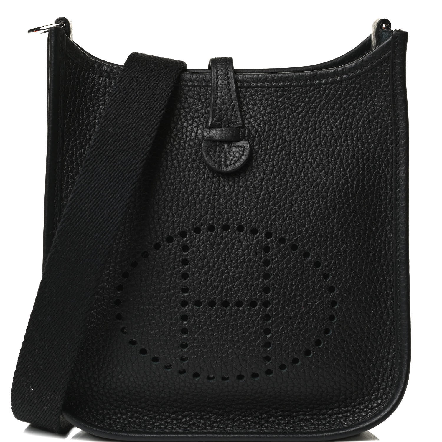 Hermes Taurillon Clemence Evelyne TPM Black 7 of 12