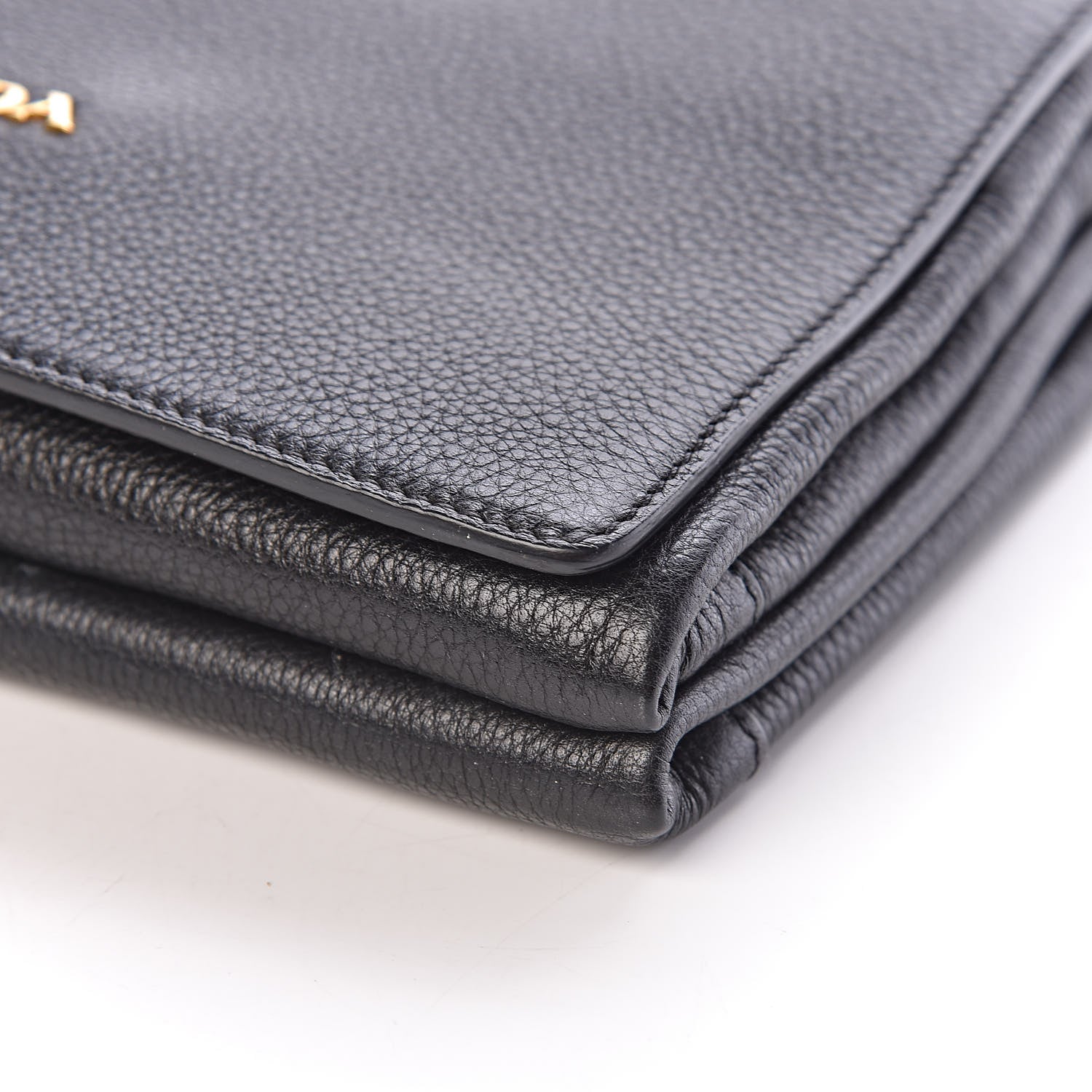 Prada Vitello Daino Crossbody Flap Black 10 of 10